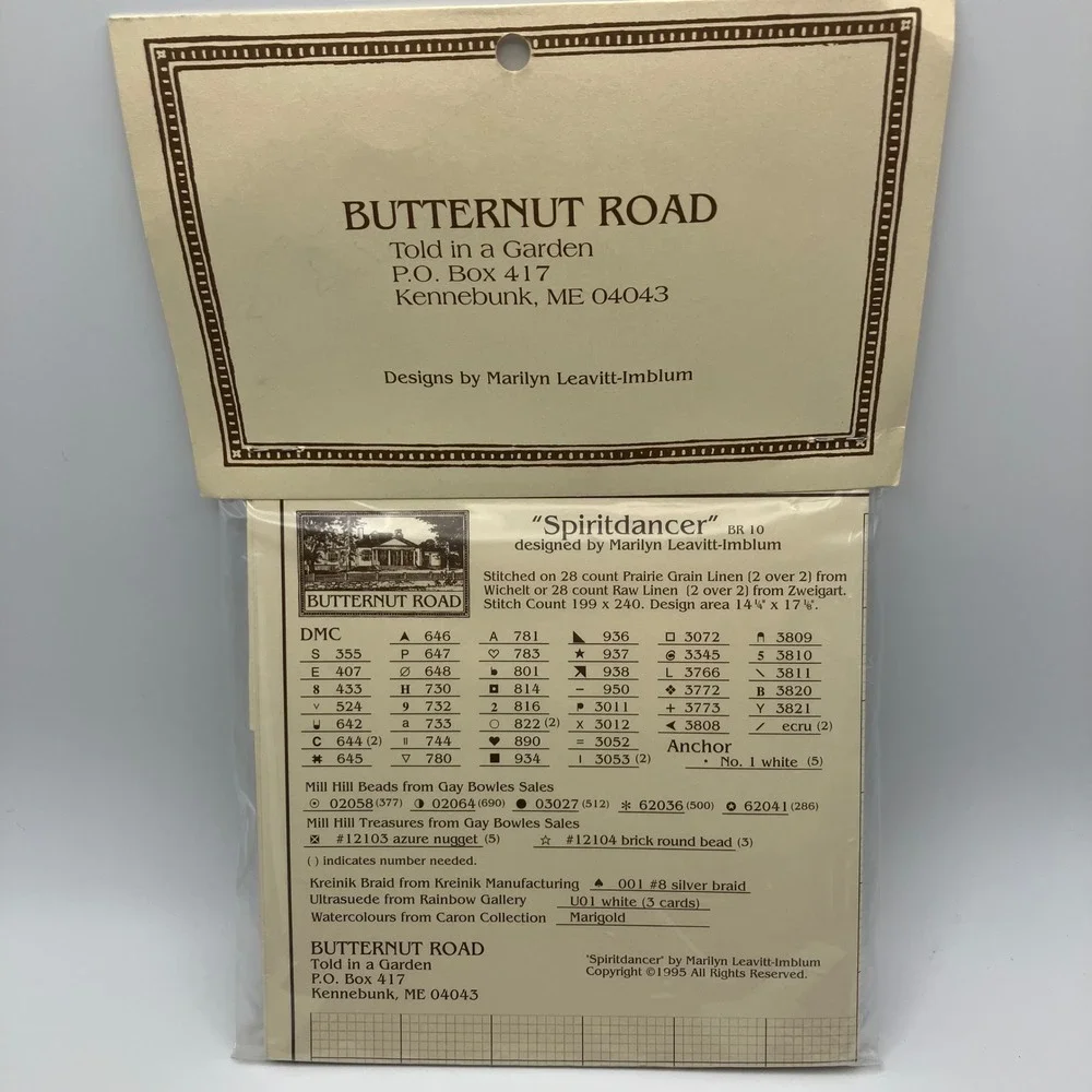 Butternut Road Cross Stitch Kits Christmas‎ Visit Spiritdancer BR-10 BR-3 New